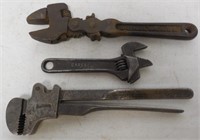 lot of 3 wrenches Carll, Universal & other