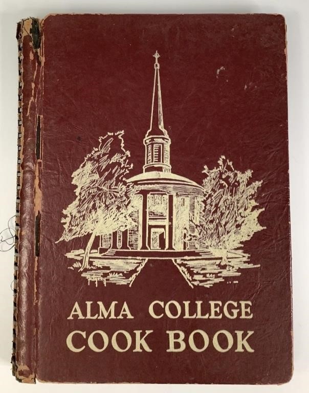 1948 Alma College Cook Book By The Women’s