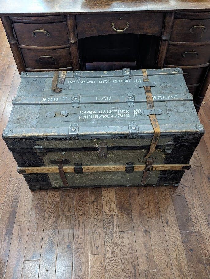 Military Trunk (Previous Lot Was Inside)