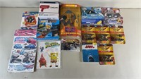 14pc NIP Pop Culture Collectibles w/ Hot Wheels