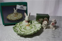 Easter Candy Dish and Salt & Pepper Shakers