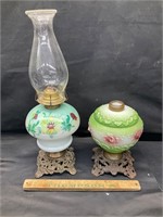 2 oil lamps