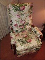 Floral Recliner Chair
