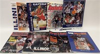 Lot of Autographed Illini Basketball Magazines