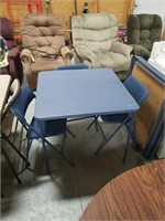 Card table 3 chairs