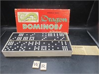 SET OF DOUBLE NONE DRAGON DOMINOES