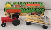 Toostie Toy Ford 8N, Wagon/Shovel NIB