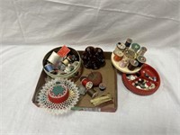 Flat of Vintage Sewing Items