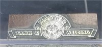 Master Tank & Welding Print Block
