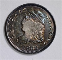 1832 BUST HALF DIME, AU