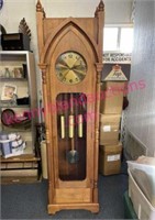 Nice Krauss Grandfather Clock (W. Germany) vintage