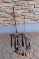 Assortment of Hand Tools & Hammers