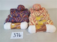 Assorted Vintage Yarn - Caron Dazzle Aire + Others