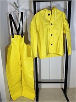 Waterproof Rain Jacket and Pants, SZ L