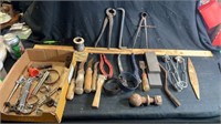 Box of  misc tools/hardware