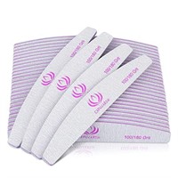 30 Pack Nail Files, 100/180 Grit Professional Doub