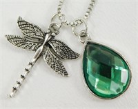 Elegant Dragonfly & Teardrop Shaped Zircon