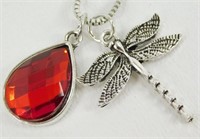 Elegant Dragonfly & Teardrop Shaped Zircon