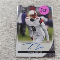 2016 Leaf Draft Autograph Tevin Carter