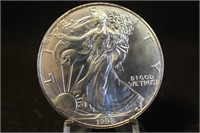 1998 1oz .999 Pure Silver Eagle