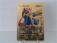 Pokemon Card Rare Gold Zacian V
