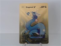 Pokemon Card Rare Gold Dragonair V