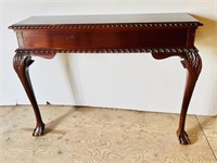 VINTAGE MAHOGANY CONSOLE TABLE