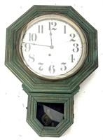 Antique SEJ Wood Wall Clock