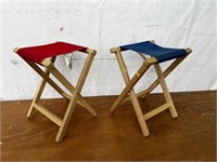 (2) Folding Canvas Seats