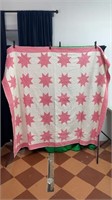 Handmade quilt for queen size bed (76x67), quilt