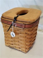 1994 Father's Day Tissue Basket with plastic liner
