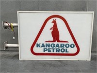 Double Sided Kangaroo Petrol Light Box 1800 x