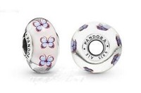 PANDORA BUTTERFLY MURANO GLASS CHARM PENDANT ( IN