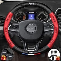 SMuiory Steering Wheel Cover Compatible with Jeep,