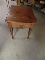 End Table w/Drawer, top has some worn areas