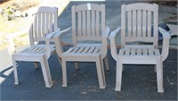 Patio Chairs set of 3