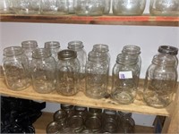 (12) Quart Canning Jars