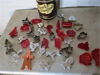 Christmas cookie cutter lot.