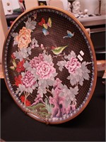 Cloisonne charger made in Beijing China