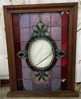 Huge Stained Glass Decor-Needs Repair