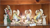 angel statue shelf lot