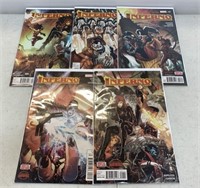 Marvel X-Men Inferno #1-5 Comics
