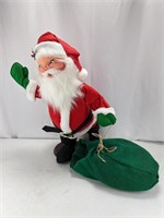 Annalee Santa Doll w/ Wooden stand