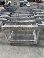 Steel Mobile Assembly Stand Approx 3m x 1m x 1mH