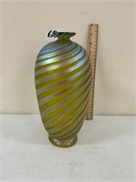 Magic Sands Tiffany Style Vase 11.5' H Vase