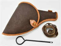 Russian Leather Holster For Nagant Revolver