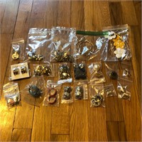 (20) Pairs of Mixed Clip On Earrings