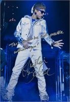 Autograph COA Justin Bieber Photo