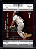 Albert Pujols Authentix 2004 Fleer #1