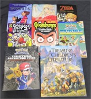 8 Young Adult Books - Goosebumps, Zelda, Pokemon+